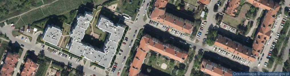 Zdjęcie satelitarne Burzowa ul.