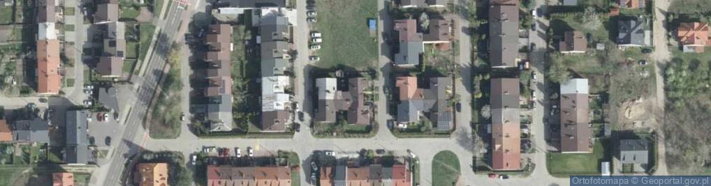 Zdjęcie satelitarne Bursztynowa ul.