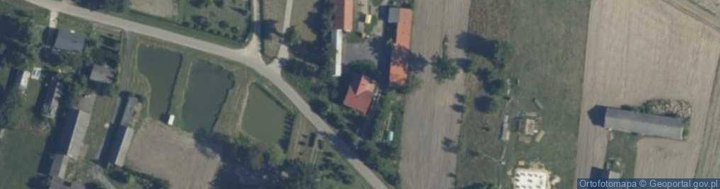 Zdjęcie satelitarne Bzów ul.
