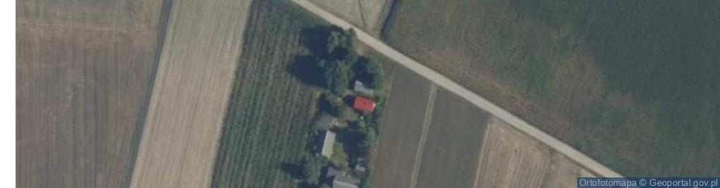Zdjęcie satelitarne Bzów ul.