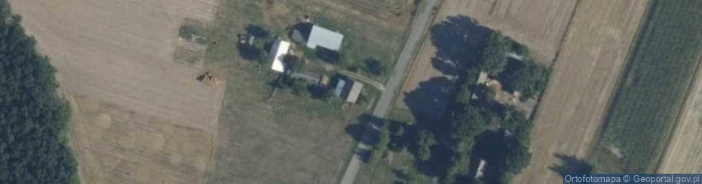 Zdjęcie satelitarne Bzów ul.