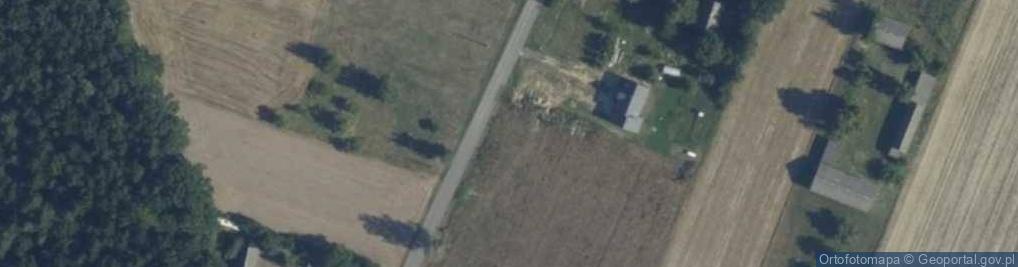 Zdjęcie satelitarne Bzów ul.