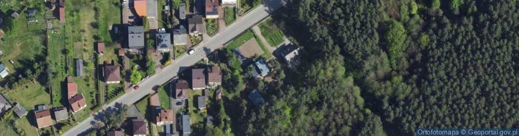 Zdjęcie satelitarne Bzowska ul.