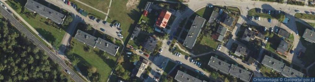 Zdjęcie satelitarne Bzowa ul.