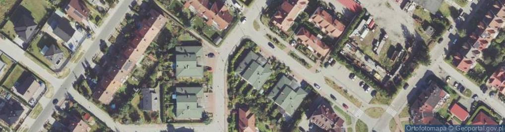 Zdjęcie satelitarne Bzów ul.
