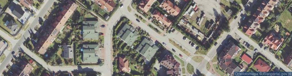 Zdjęcie satelitarne Bzów ul.