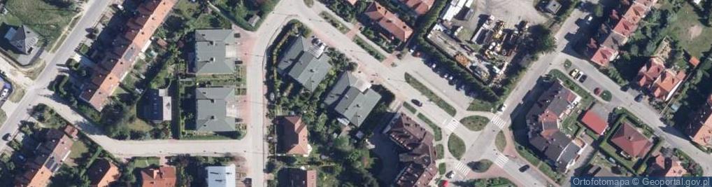 Zdjęcie satelitarne Bzów ul.