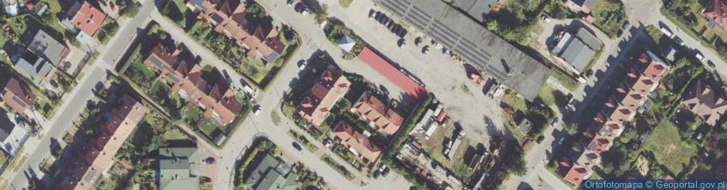 Zdjęcie satelitarne Bzów ul.