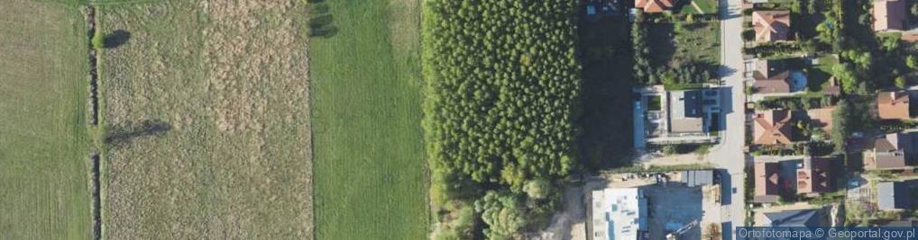 Zdjęcie satelitarne Bzów ul.
