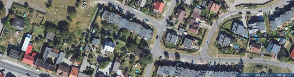 Zdjęcie satelitarne Bzowa ul.