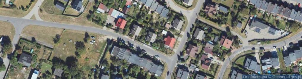 Zdjęcie satelitarne Bzowa ul.