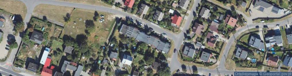 Zdjęcie satelitarne Bzowa ul.