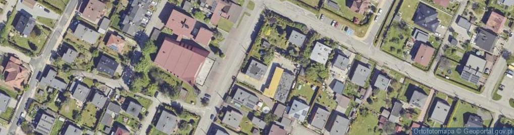 Zdjęcie satelitarne Bzów ul.