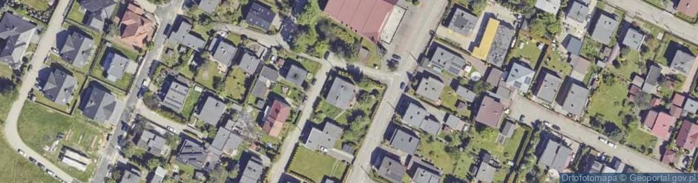 Zdjęcie satelitarne Bzów ul.