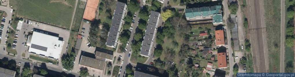 Zdjęcie satelitarne Bzowa ul.