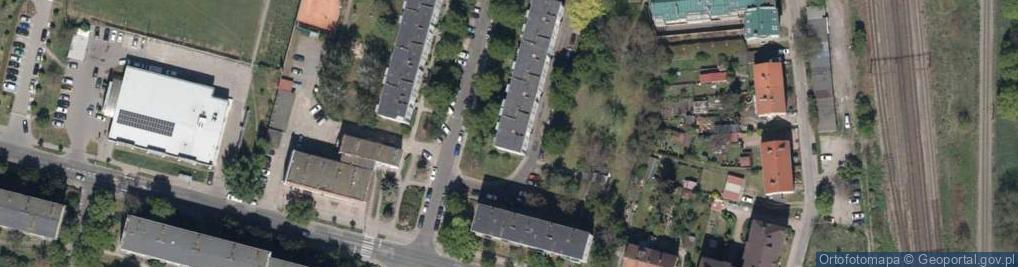 Zdjęcie satelitarne Bzowa ul.