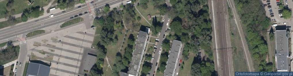Zdjęcie satelitarne Bzowa ul.