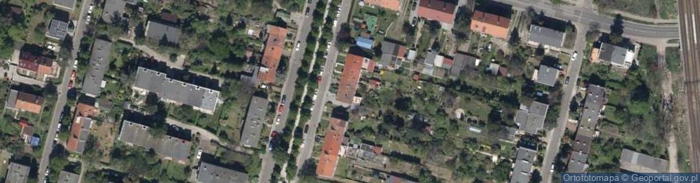 Zdjęcie satelitarne Bzowa ul.