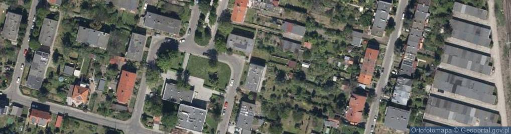 Zdjęcie satelitarne Bzowa ul.