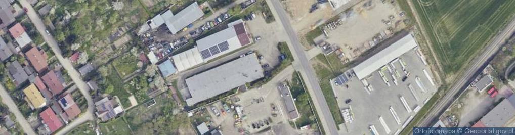 Zdjęcie satelitarne Ceglana ul.