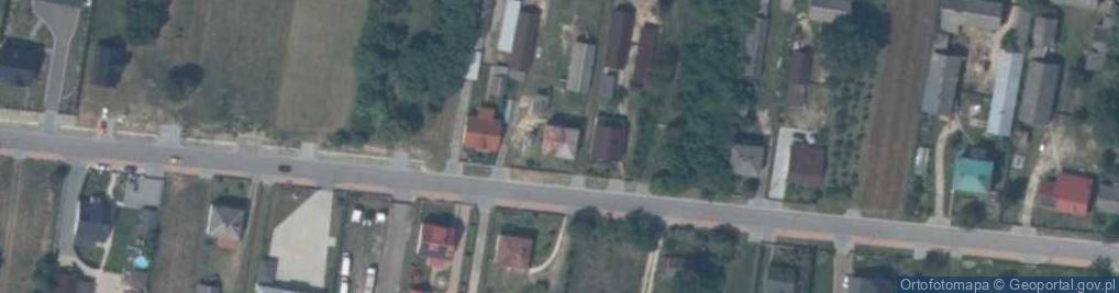 Zdjęcie satelitarne Cecylówka-Brzózka ul.