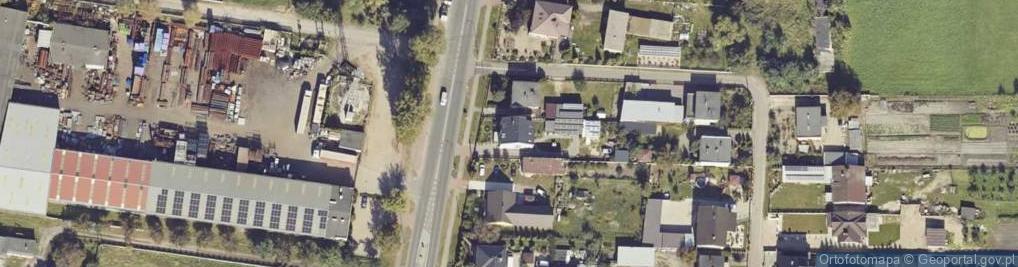 Zdjęcie satelitarne Ceków ul.