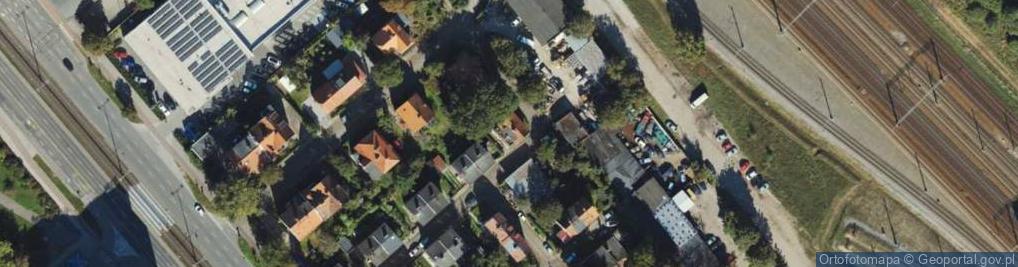 Zdjęcie satelitarne Ceglana ul.