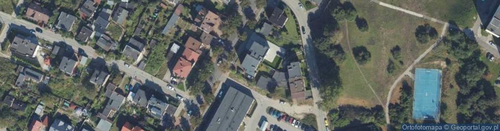 Zdjęcie satelitarne Cechowa ul.