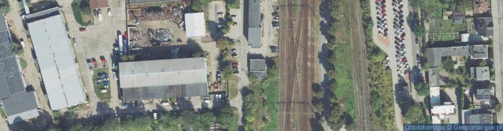 Zdjęcie satelitarne Ceglana ul.