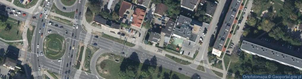 Zdjęcie satelitarne Ceglana ul.