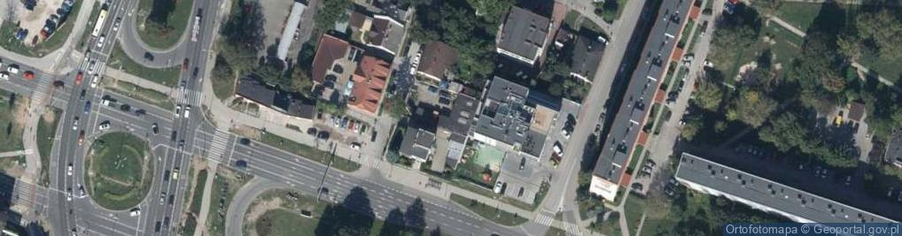Zdjęcie satelitarne Ceglana ul.