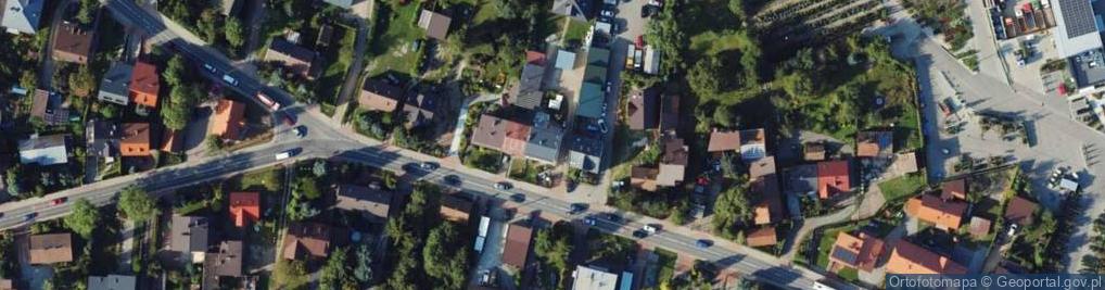 Zdjęcie satelitarne Cechowa ul.