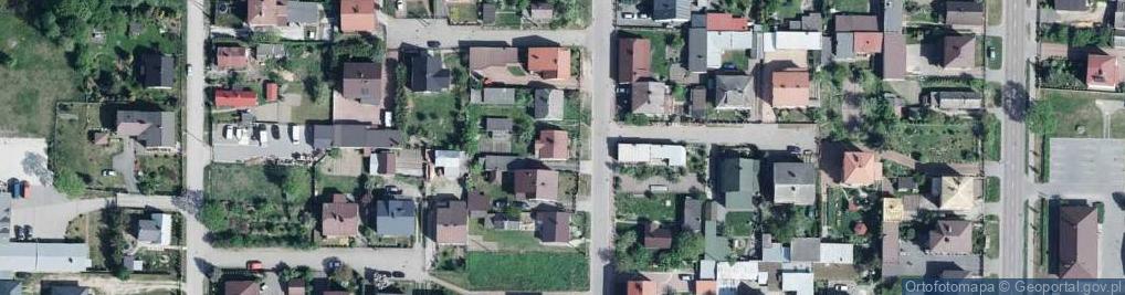 Zdjęcie satelitarne Ceglana ul.