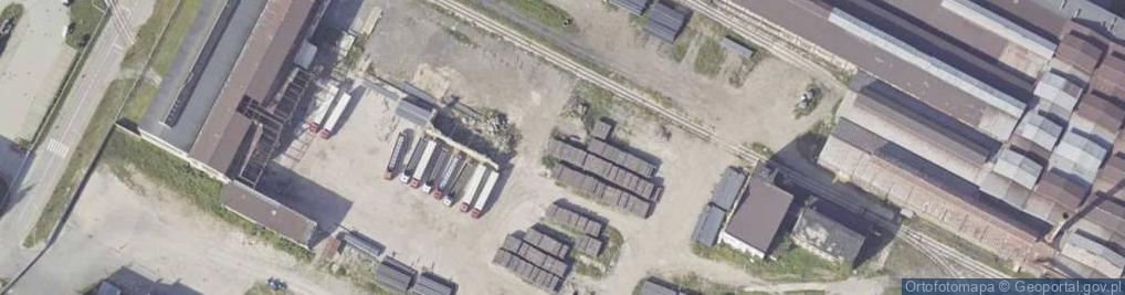 Zdjęcie satelitarne Centralnego Okręgu Przemysłowego ul.