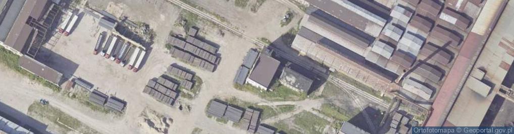 Zdjęcie satelitarne Centralnego Okręgu Przemysłowego ul.