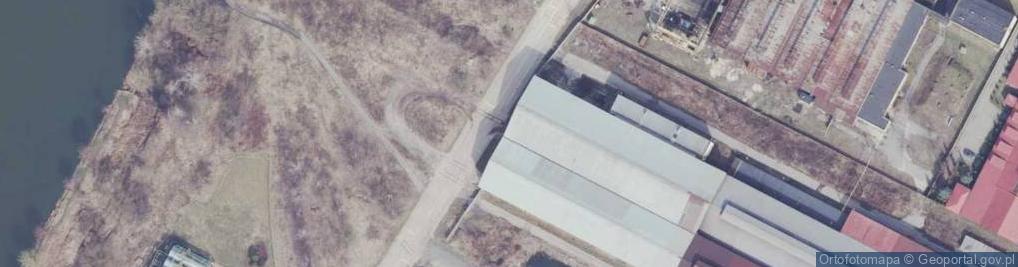 Zdjęcie satelitarne Centralnego Okręgu Przemysłowego ul.
