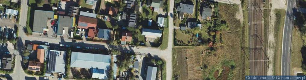 Zdjęcie satelitarne Cechowa ul.