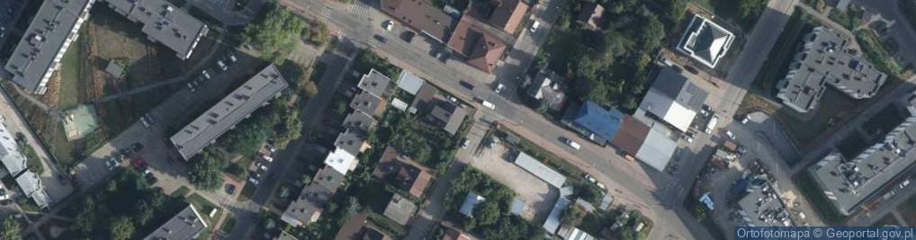 Zdjęcie satelitarne Ceglana ul.
