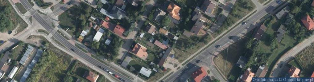 Zdjęcie satelitarne Ceglana ul.