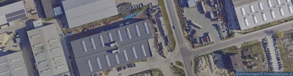 Zdjęcie satelitarne Centralnego Okręgu Przemysłowego ul.