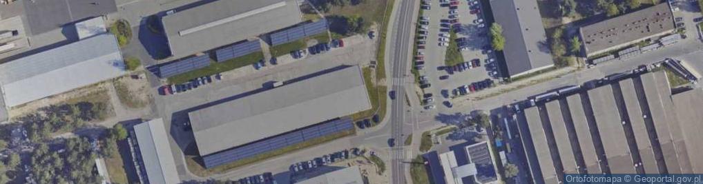 Zdjęcie satelitarne Centralnego Okręgu Przemysłowego ul.