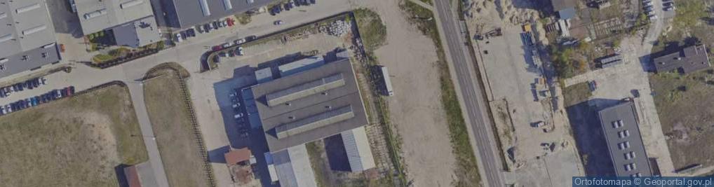 Zdjęcie satelitarne Centralnego Okręgu Przemysłowego ul.
