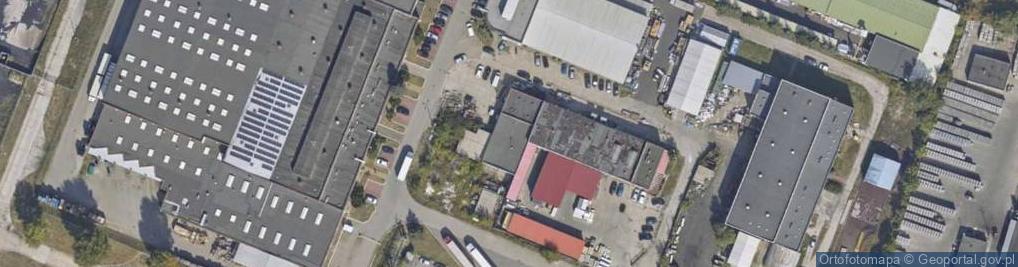 Zdjęcie satelitarne Ceglana ul.