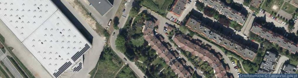 Zdjęcie satelitarne Cesarzowicka ul.