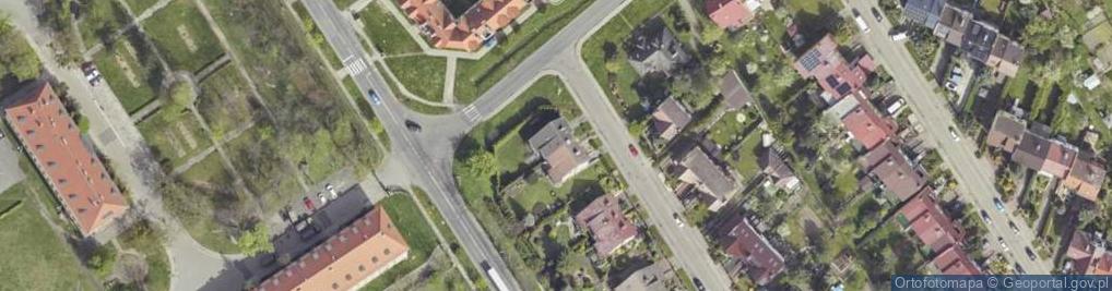 Zdjęcie satelitarne Chorążych ul.