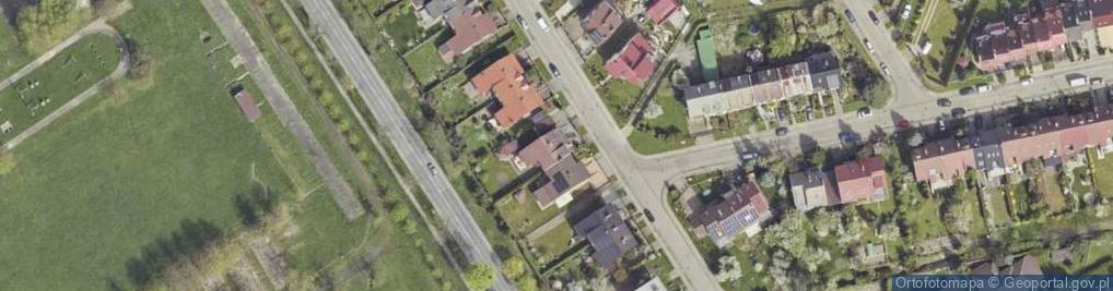 Zdjęcie satelitarne Chorążych ul.