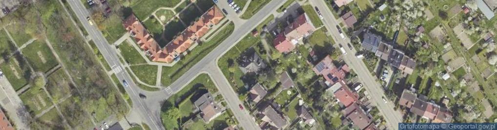 Zdjęcie satelitarne Chorążych ul.