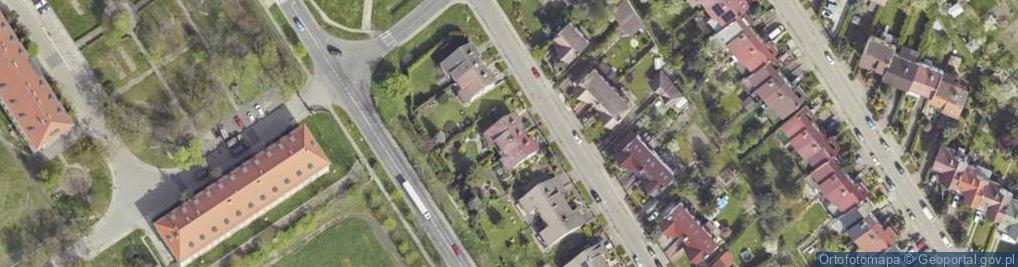 Zdjęcie satelitarne Chorążych ul.