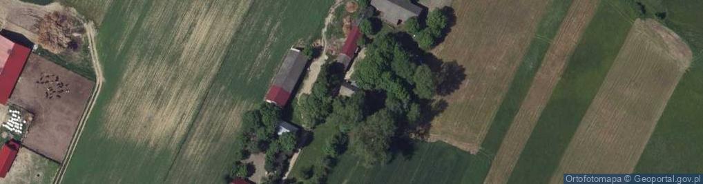 Zdjęcie satelitarne Chłaniów-Kolonia ul.