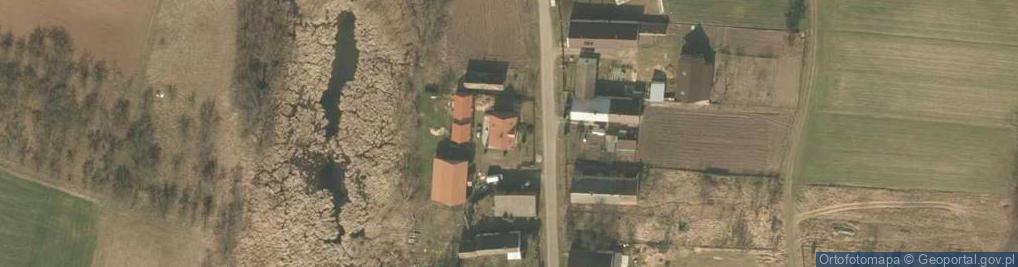 Zdjęcie satelitarne Chorągwice ul.